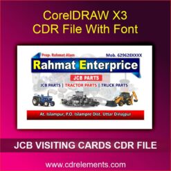 JCB VISITING CARDS CDR FILE