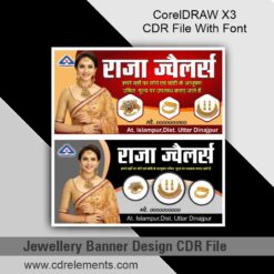 Jewellery Banner Design CDR File