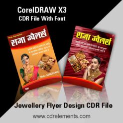 Jewellery Flyer Design CDR File