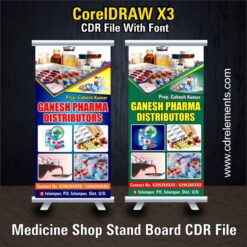 Medicine Shop Stand Board CDR File