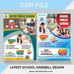 LATEST SCHOOL HANDBILL DESIGN