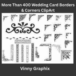 ClipArt Wedding Card Borders