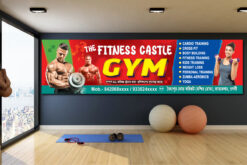 gym and fitness banner bengali 11 x3 PSD File