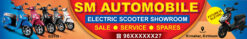 Electric Scooters Motor Cycle Bike Banner Design PSD 19x3 ft_2097 - PMC