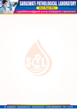Pathology Labratory Diagnostic Centre Shop Letter Pad Head Design PSD A4_1974 - PMC