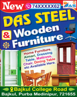 Wood Steel Furniture Ply PVC Door Shop Banner Design PSD 4x5 ft - PMC