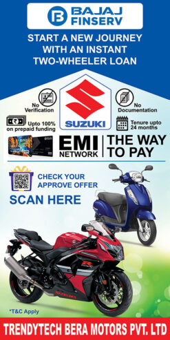 Suzuki Bike Motor Cycle Scooter Offer Banner Design PSD 3x6 ft_2114 - PMC