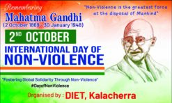 International Day of Non Violence banner design ____ NCC:0037