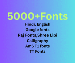 Fonts Bundle Pack 5000+