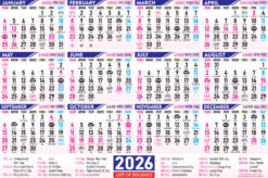 Calendar Date 2026 (English & Bengali)