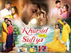 Bengali Bibaha Wedding Banner Design PSD 4x3 ft - PMC