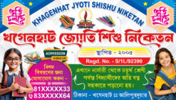 School Coatching Center Tution Bidyalaya Vorti Cholche Admission Banner Design PSD 7x4 ft_2220 - PMC