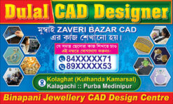 Jewellery Cad Design Shop Banner Design PSD 5x3 ft - PMC