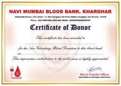 Blood Donation Certificate Design PSD A4_2243 - PMC