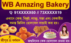 Home Made Cake Bakery Shop Stiker Visiting Card Design PSD 89x54 mm_2237 - PMC