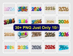2026 Creative PNG Bundle (30+ Designs) Download