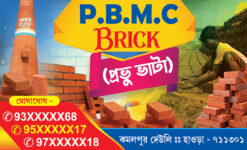 Builders Bricks Cement Steel TMT Bar Shop Visiting Card Design PSD 89x54 mm_2339 - PMC