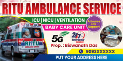 Ambulance Service Editable Flex_6×3