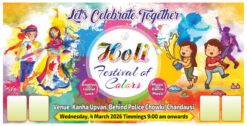 Happy Holi banner design cdr