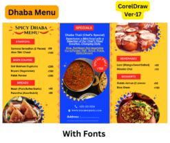 Dhaba Menu Card