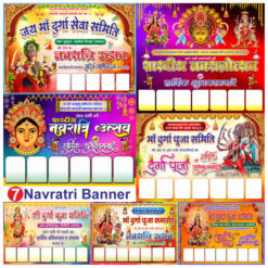 Happy Navratri Flex banner package design cdr file