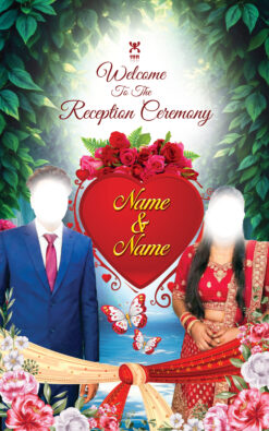 Bengali Wedding Reception Banner | Wedding Flex Banner | Suvo Bibaho Banner | Bodhu Boron PSD