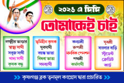 TMC Party West Bengal Government Prakalpa | Assembly Election Banner Design PSD 6×4 ft - NIPON