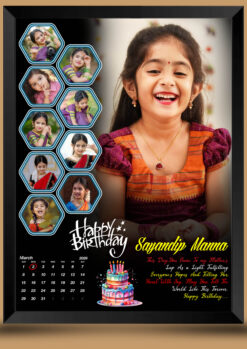 Birthday Photo Frame PSD File Design 14.5×19.5cm_2039 - Mihir Graphic