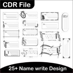 25+Name write design cdr file