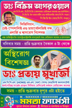 Doctor List Banner Design PSD 3x4.5 ft_2488 - PMC