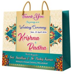 Wedding carry bag premium design cdr file