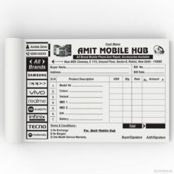 AMIT MOBILE HUB INVOICE BILL BOOK DESIGN CDR FILE