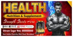 GYM fitness flex design cdr file